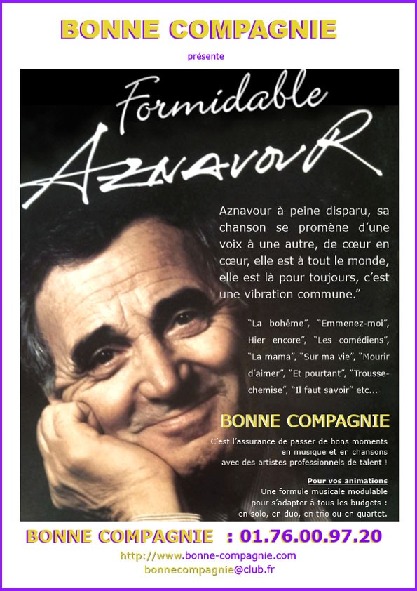 Thème Charles Aznavour